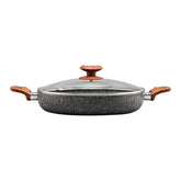 Arrocera Stone 360° de 28 cm con antiadherente Stone